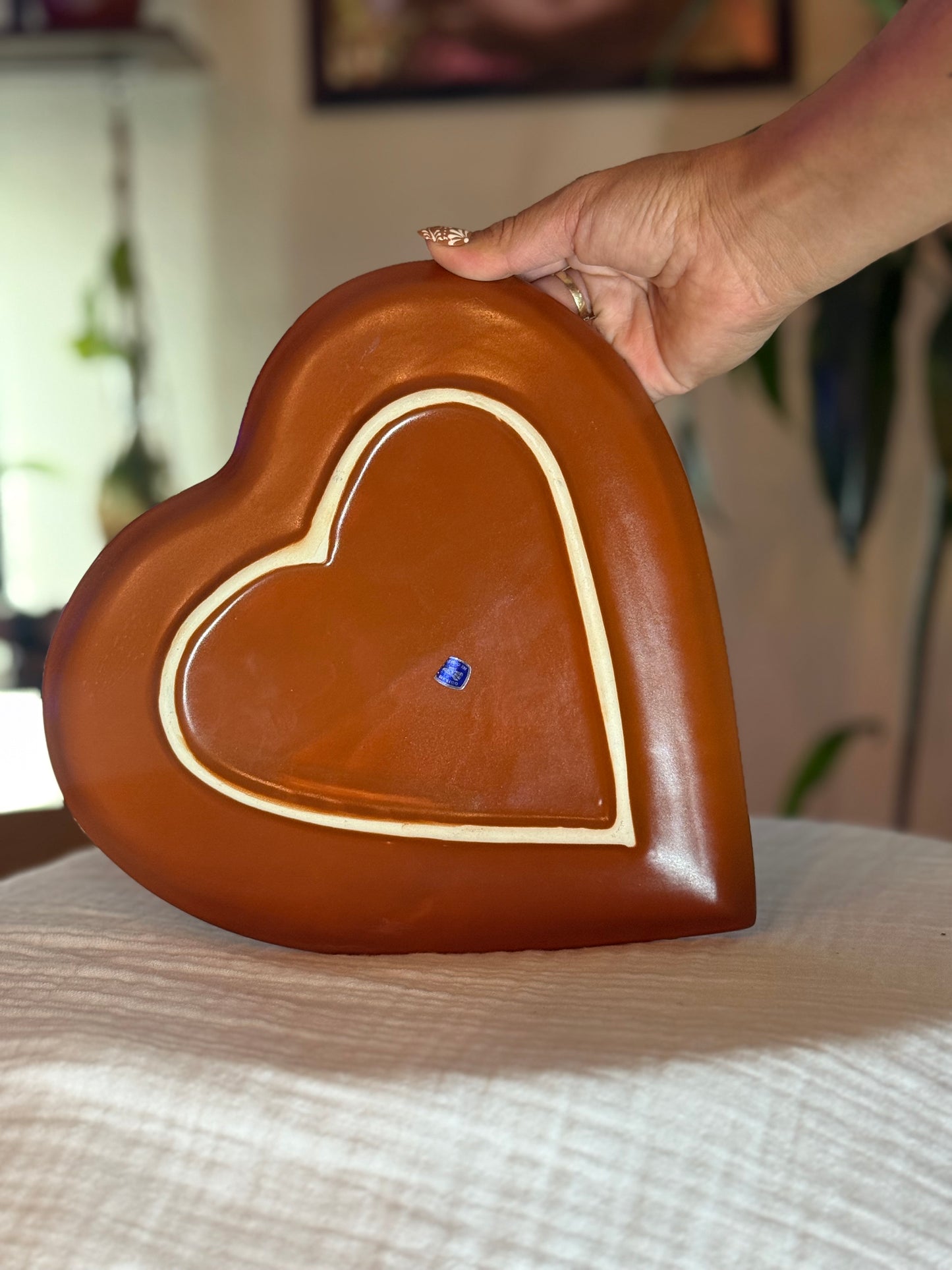 Heart shape plate (A)