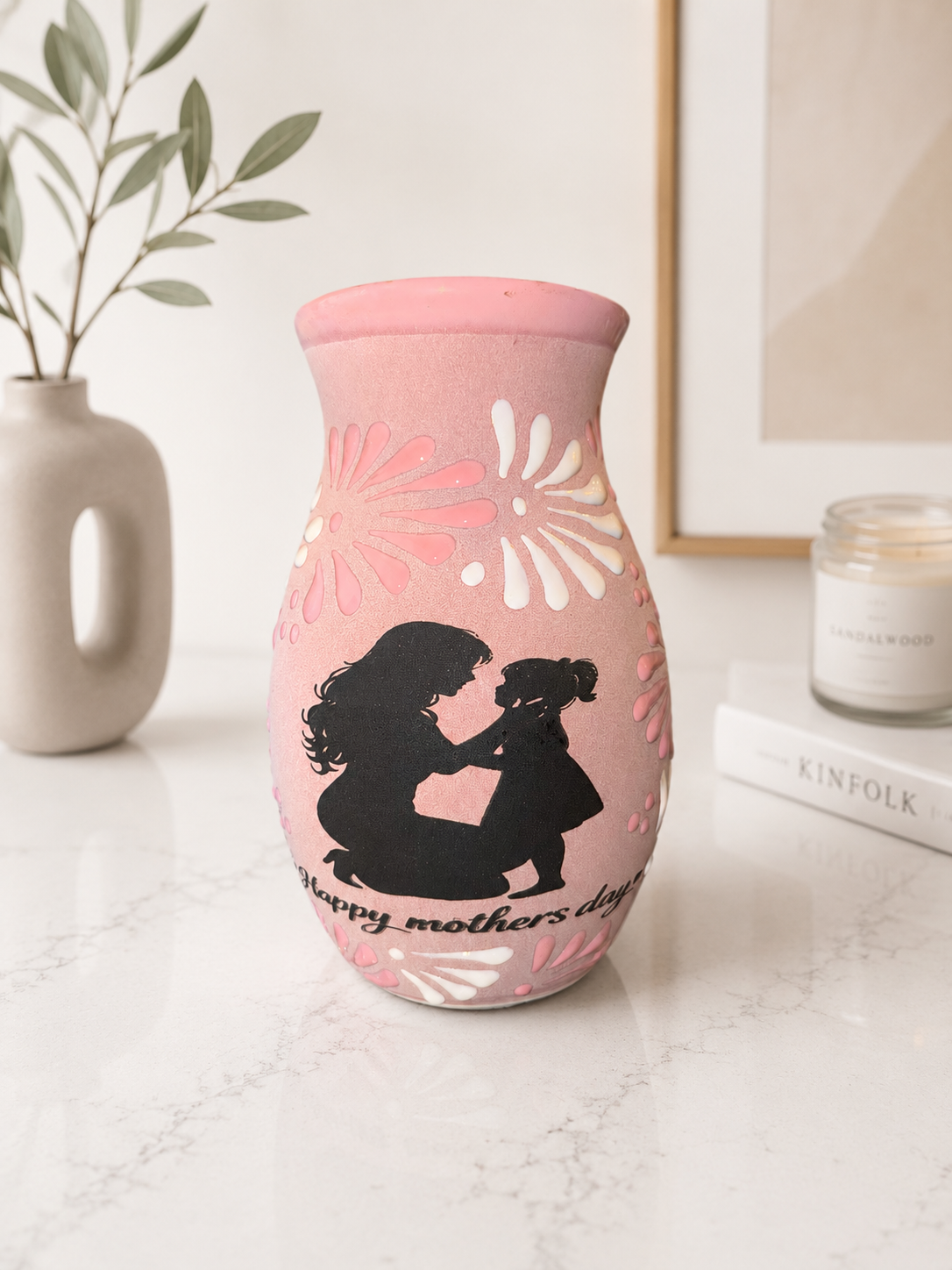 Pink vase