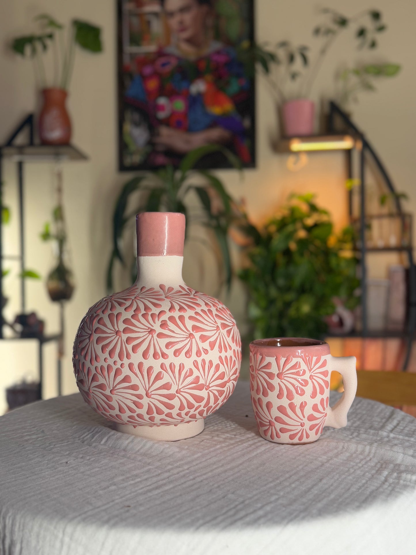 Botellón rosa