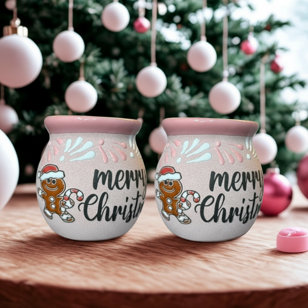 2 gingerbread mugs