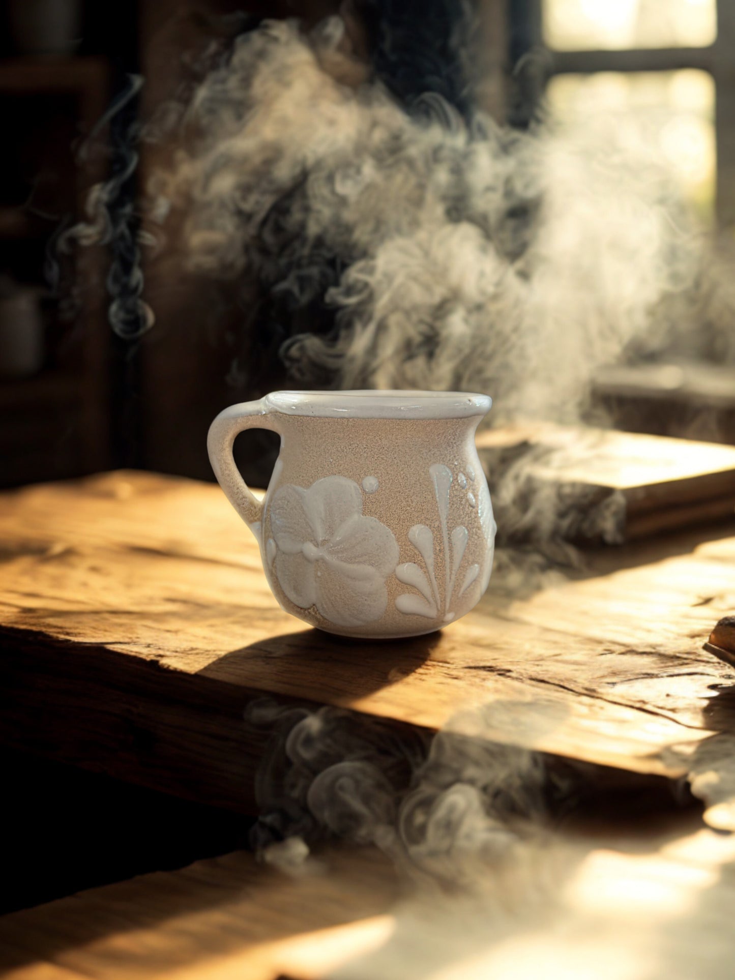 White flower poncherito