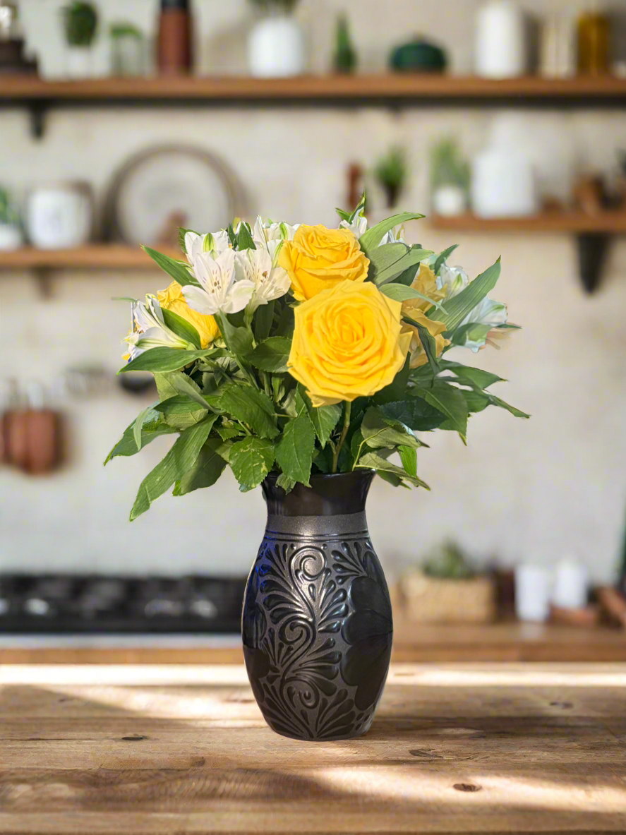 Flower detail flower vase
