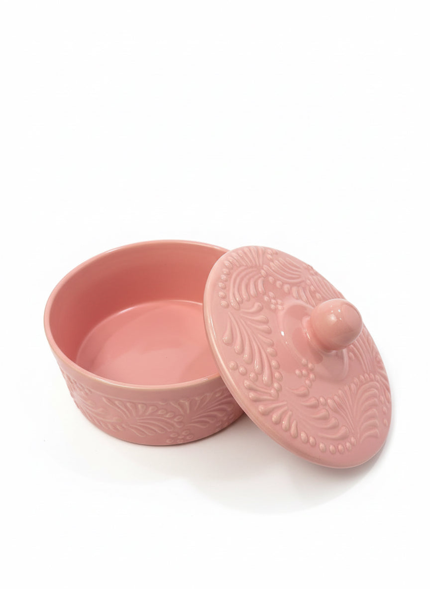 Pink on pink tortilla warmer