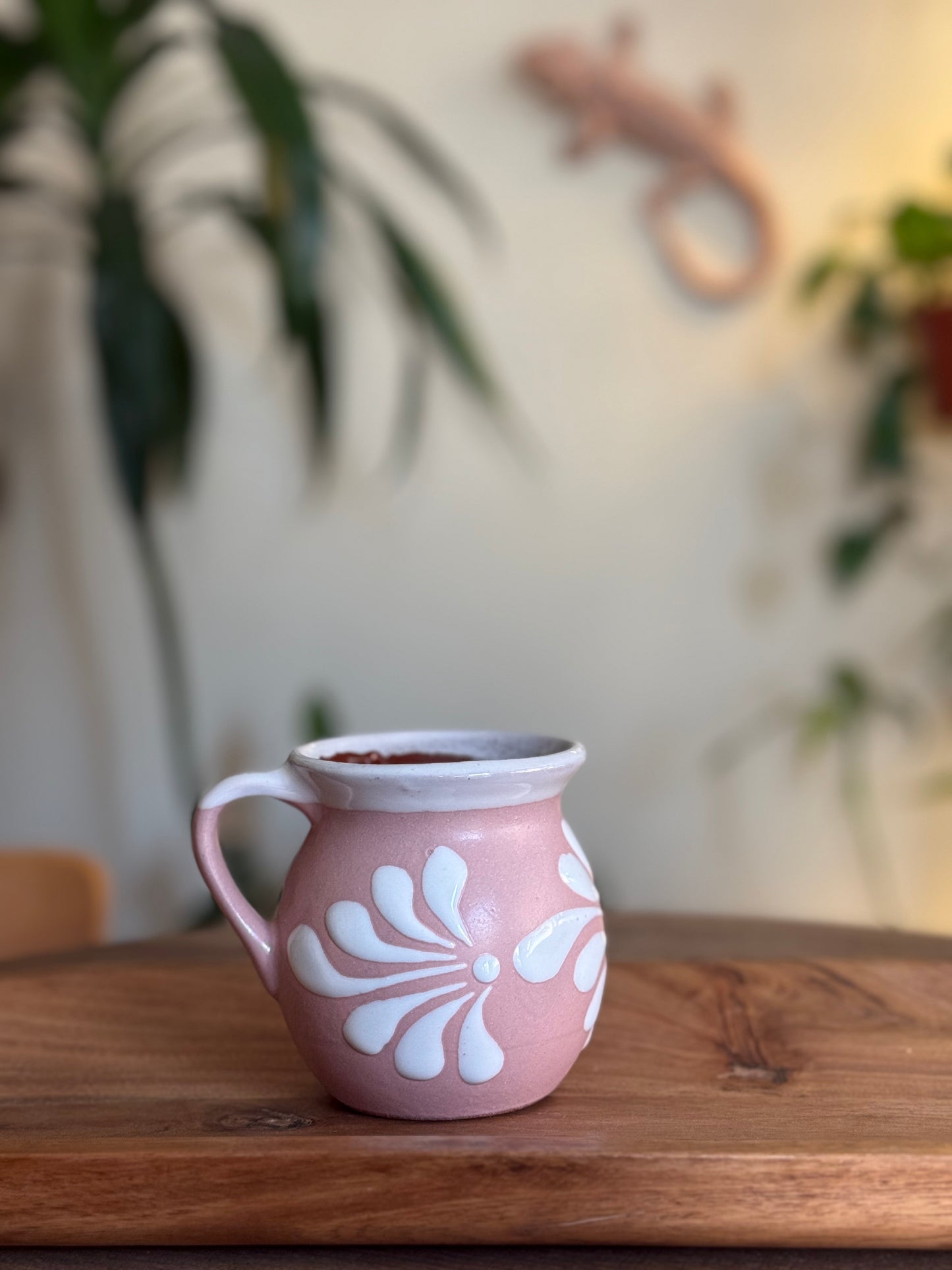 Pink cafe de olla mug