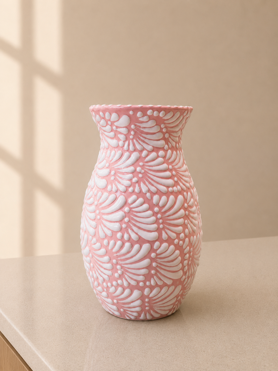 Flor de barro rosita flower vase