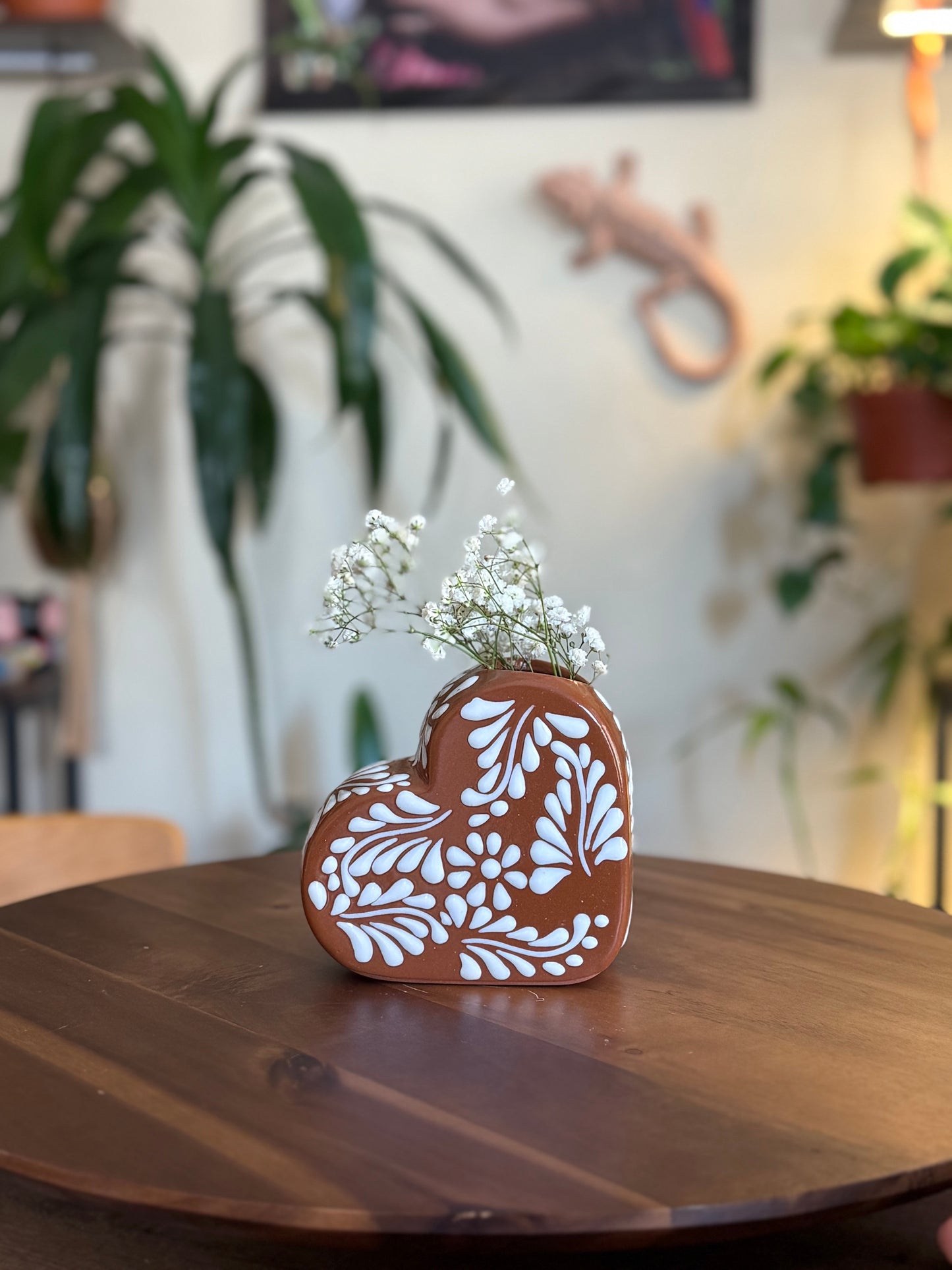 Heart shaped vase