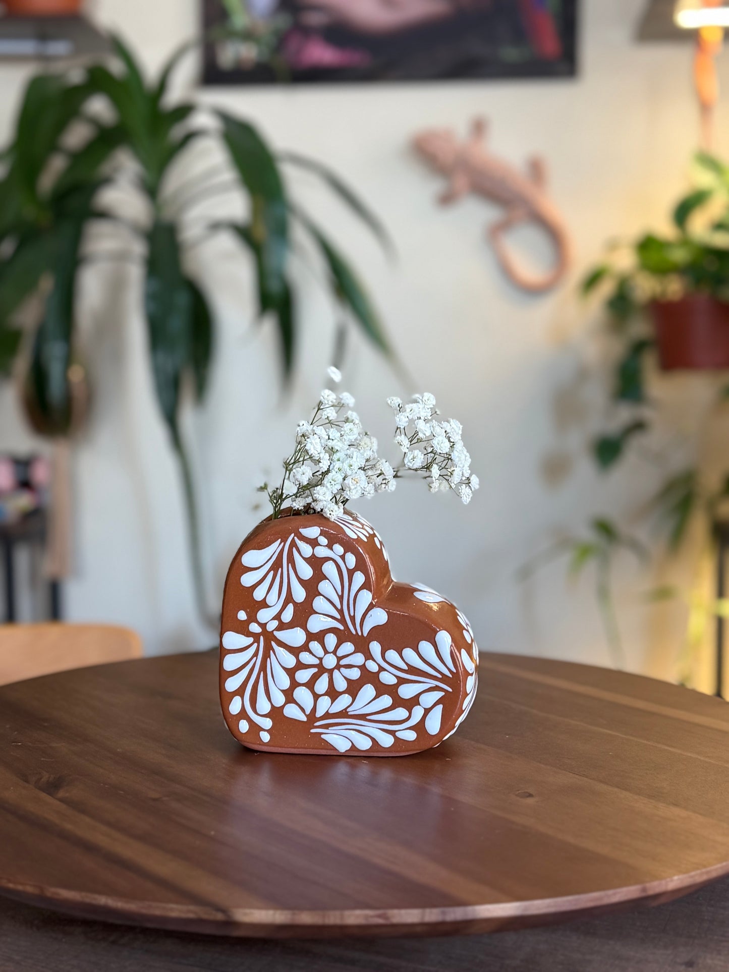 Heart shaped vase
