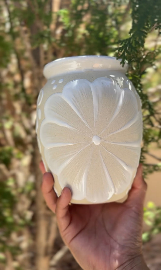 White jumbo cántaro