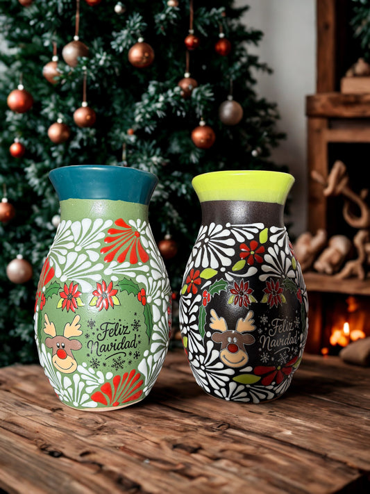 Reindeer flower vase