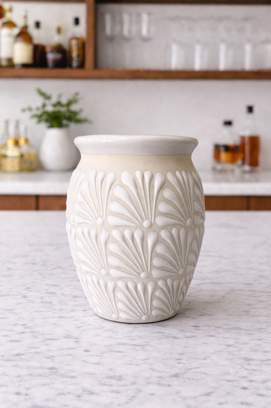 Jumbo white cántaro