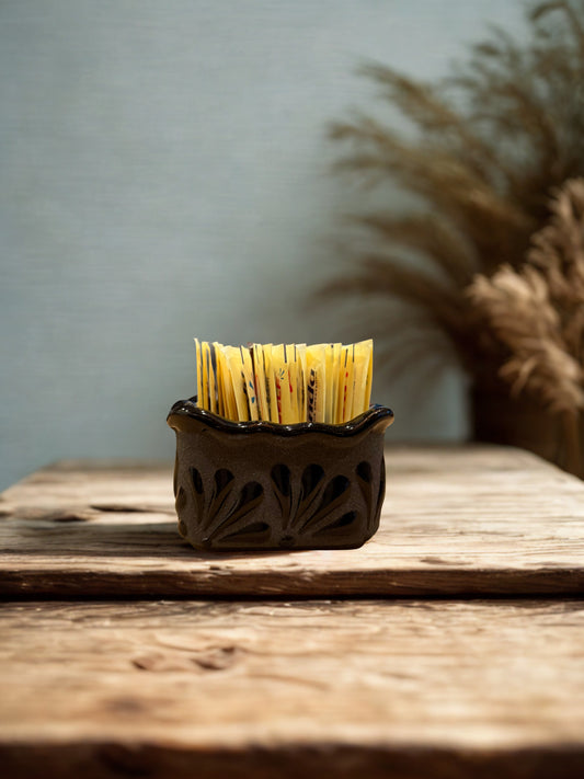 Matte black Sugar caddy