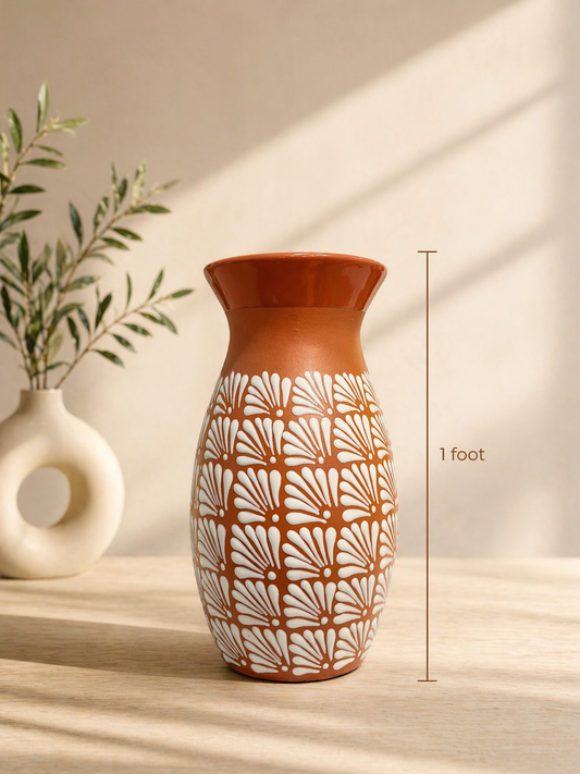 1 foot tall flower vase