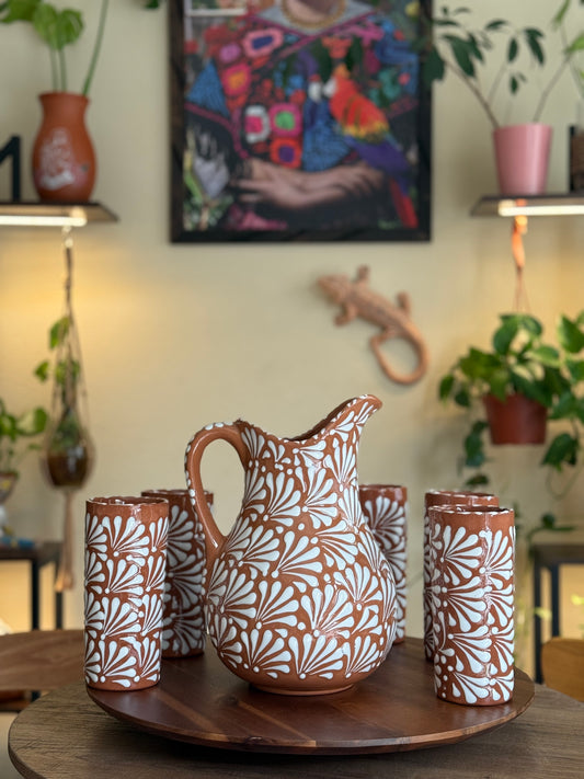 Relieve pitcher set