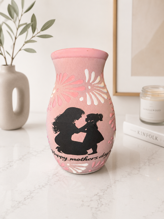 Pink vase