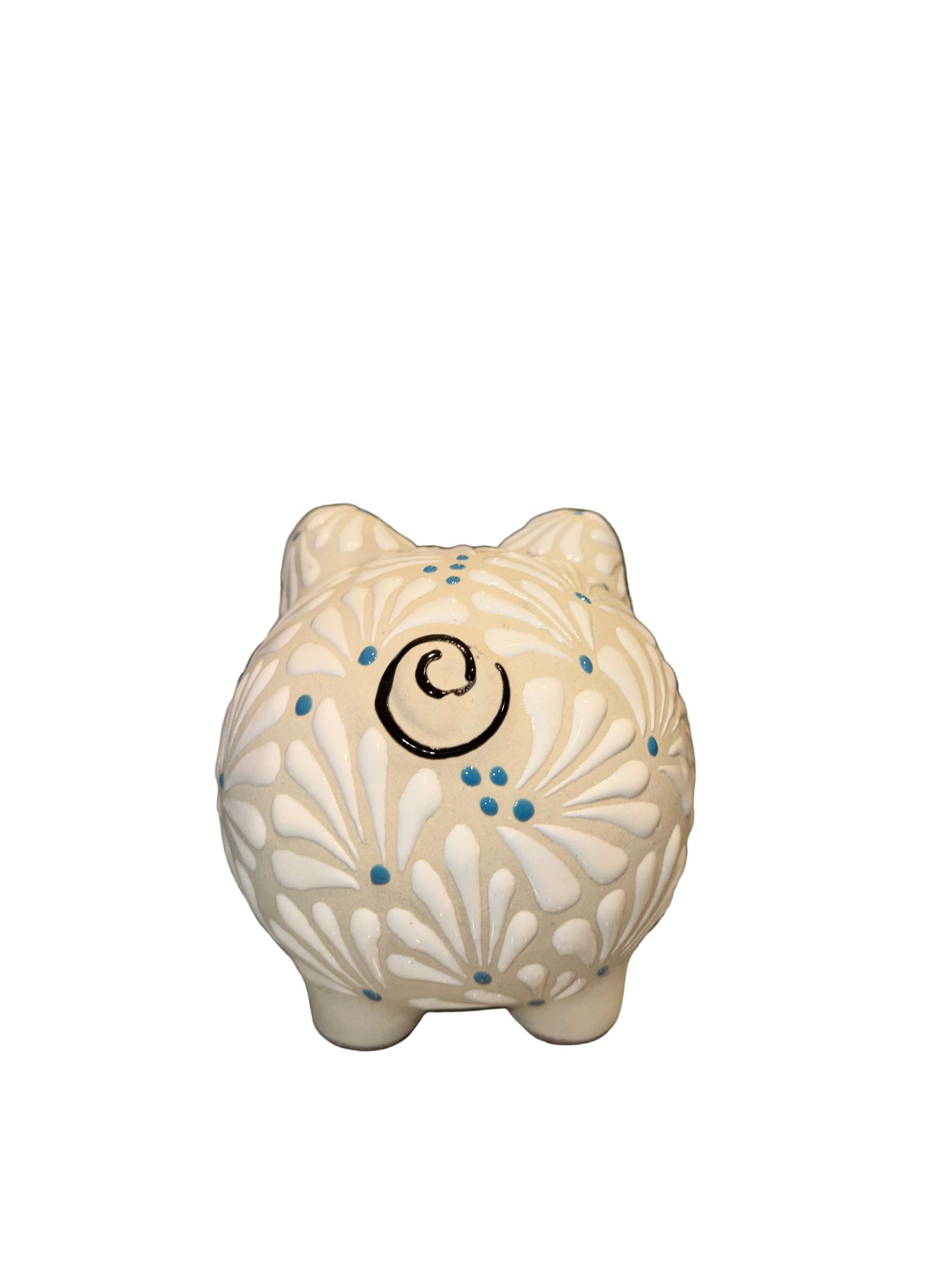 1 baby blue piggy bank