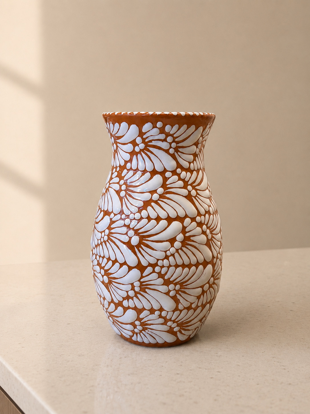 Flor de barro flower vase