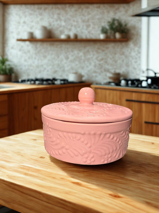 Pink on pink tortilla warmer
