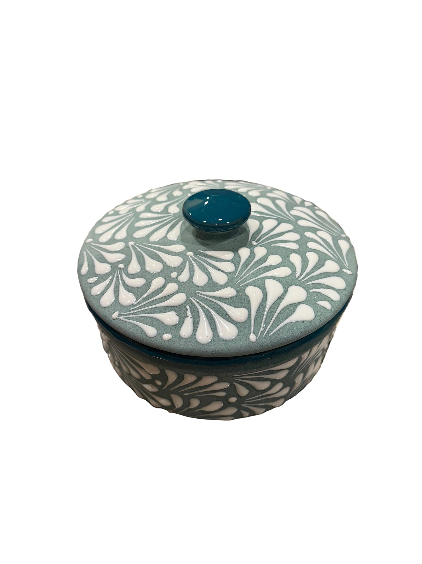 Teal tortilla warmer