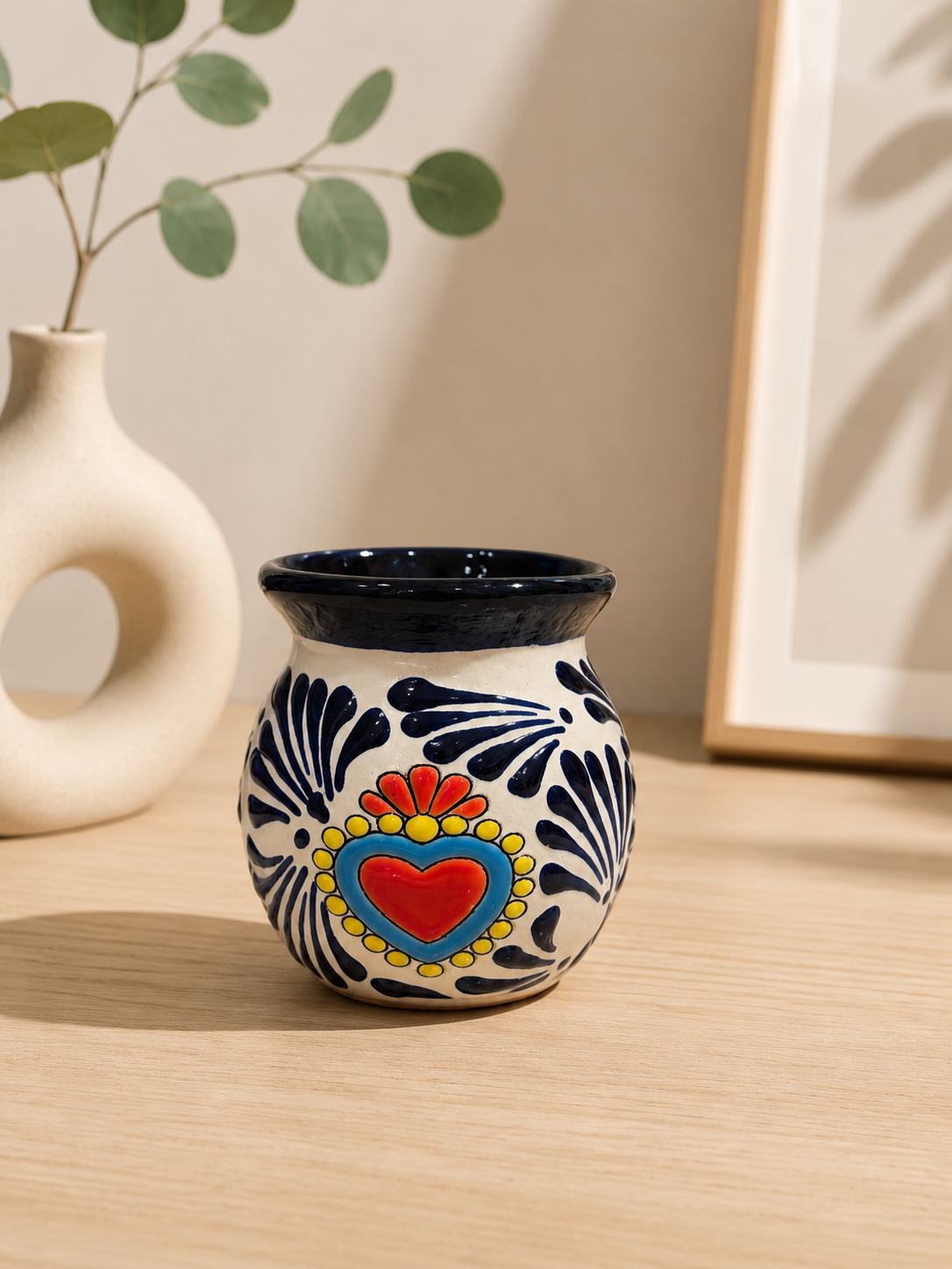 Heart cafe de olla mug
