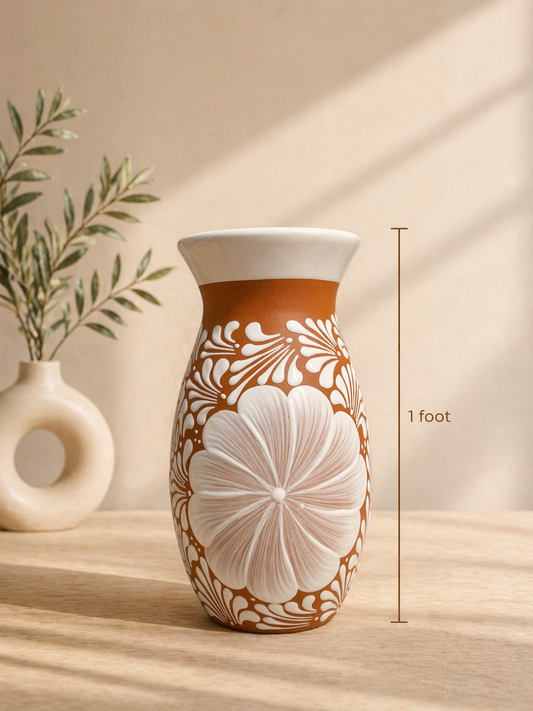 1 foot tall flower vase